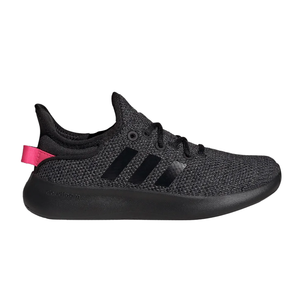 Кроссовки Adidas Cloudfoam Pure Big Kid 'Black Lucid Pink'