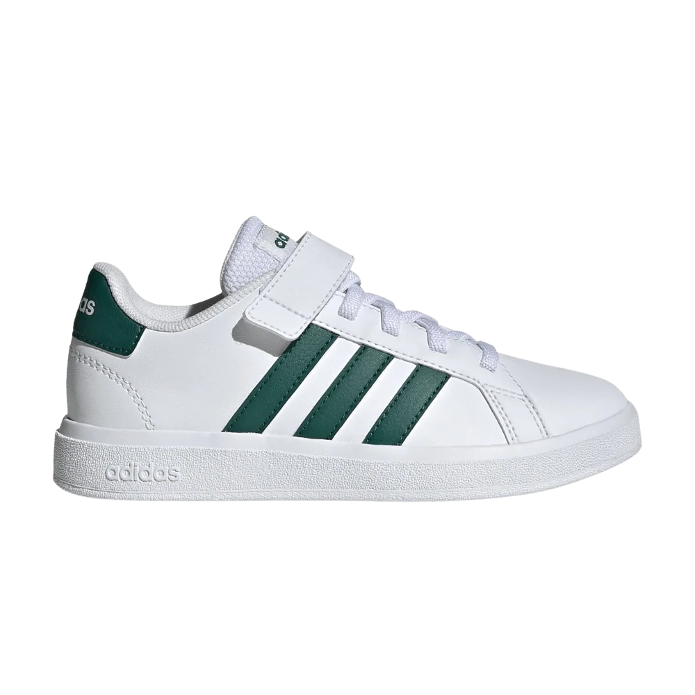 Кроссовки Adidas Grand Court J 'White Collegiate Green'