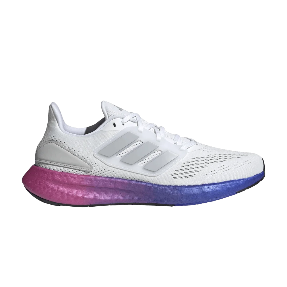 Кроссовки Adidas PureBoost 22 'White Lucid Blue Gradient'