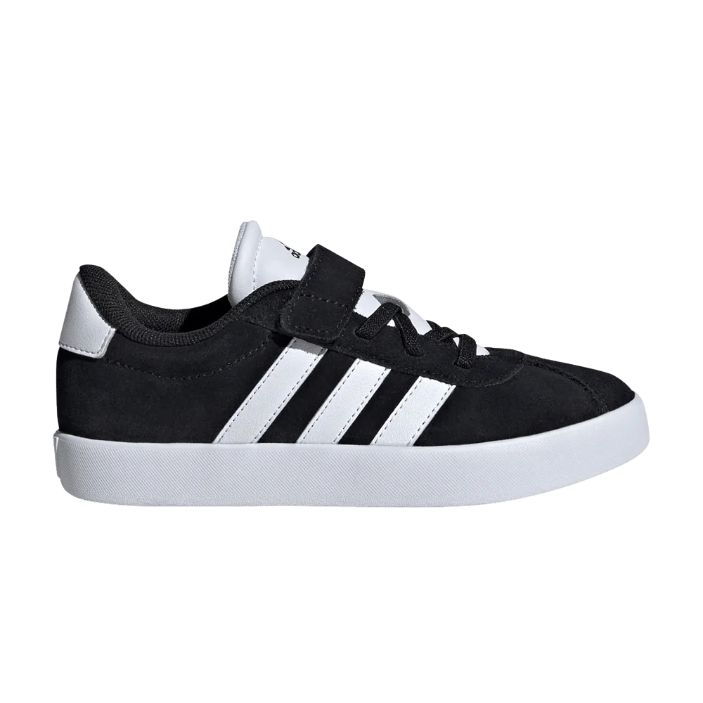 Кроссовки Adidas VL Court 3.0 J 'Black White'