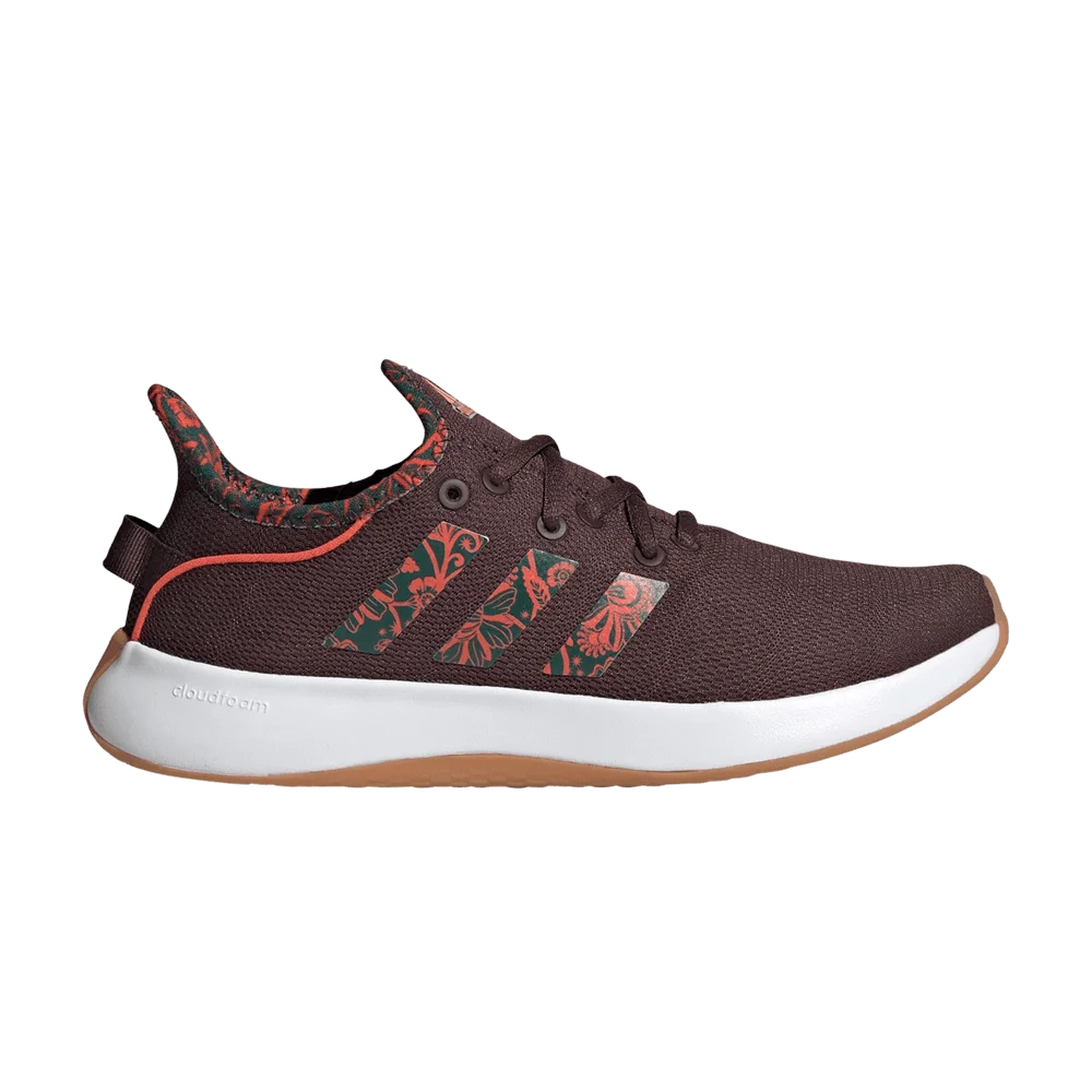 Кроссовки Adidas Wmns Cloudfoam Pure 'Floral - Shadow Brown Gum