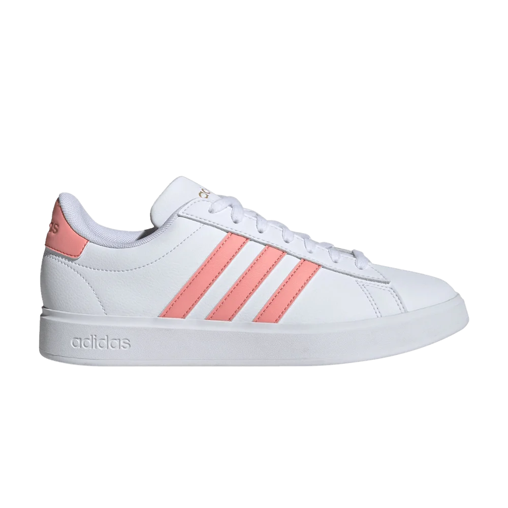 Кроссовки Adidas Wmns Grand Court Cloudfoam 'White Semi Pink Spark'