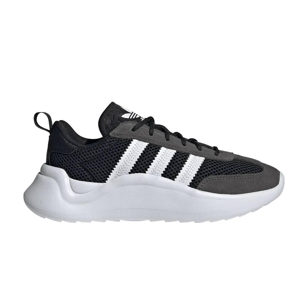 Кроссовки Adidas adiFOM 70s J 'Black White Grey'
