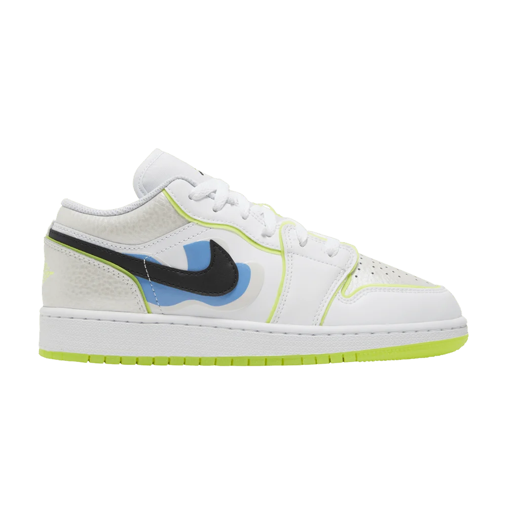 Кроссовки Air Jordan 1 Low SE GS 'Warped Swoosh'