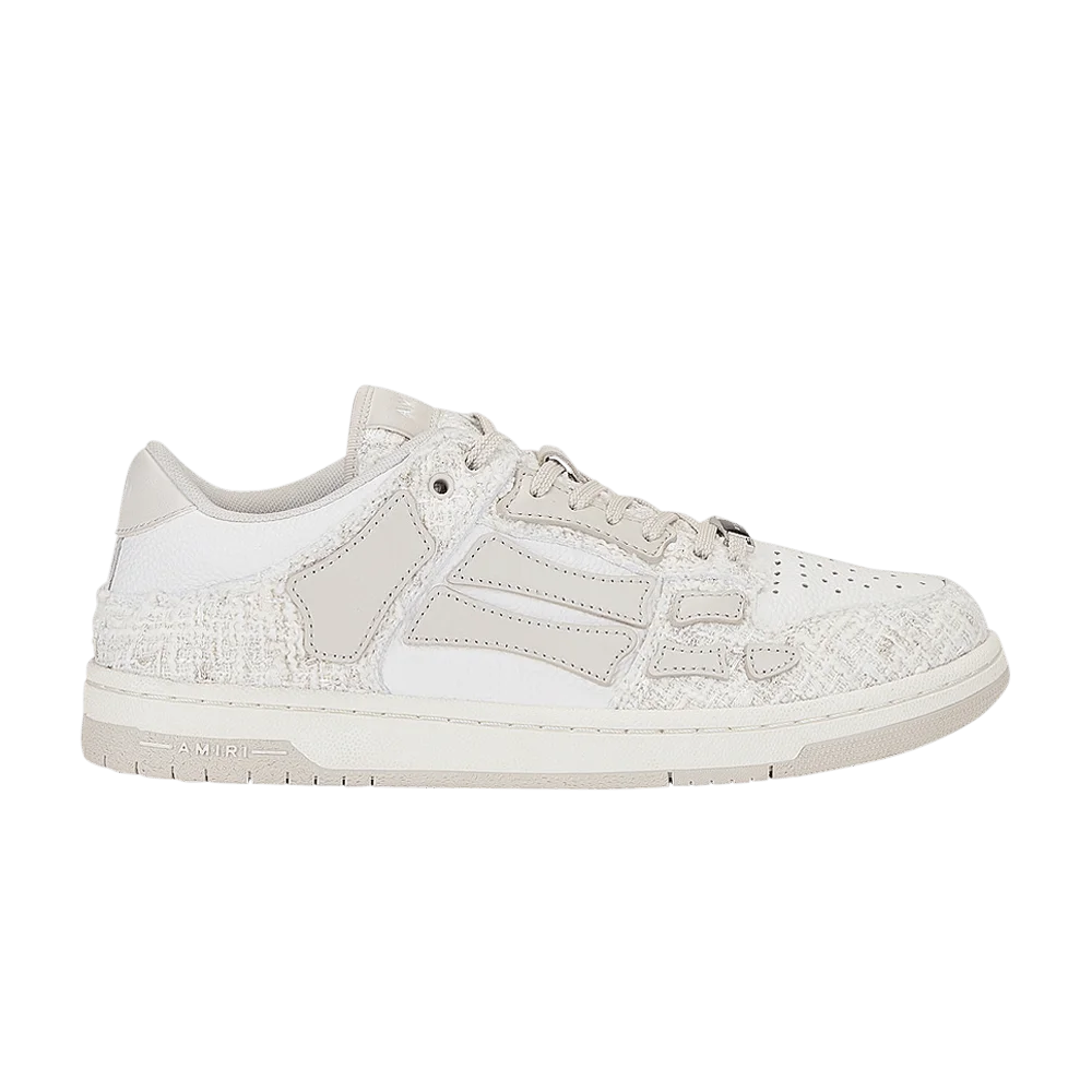 Кроссовки Amiri Boucle Skel Top Low 'Alabaster'
