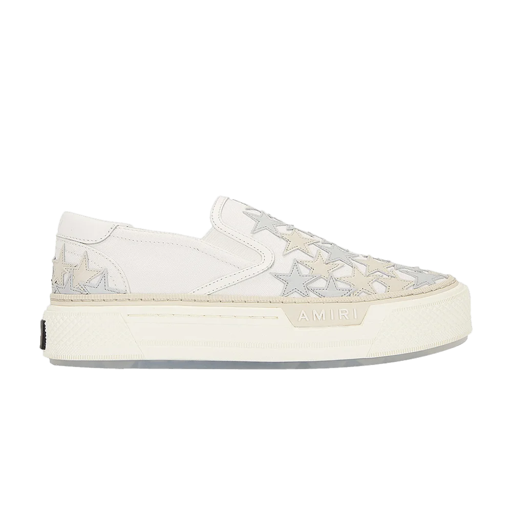 Кроссовки Amiri Stars Court Slip-On 'Alabaster'