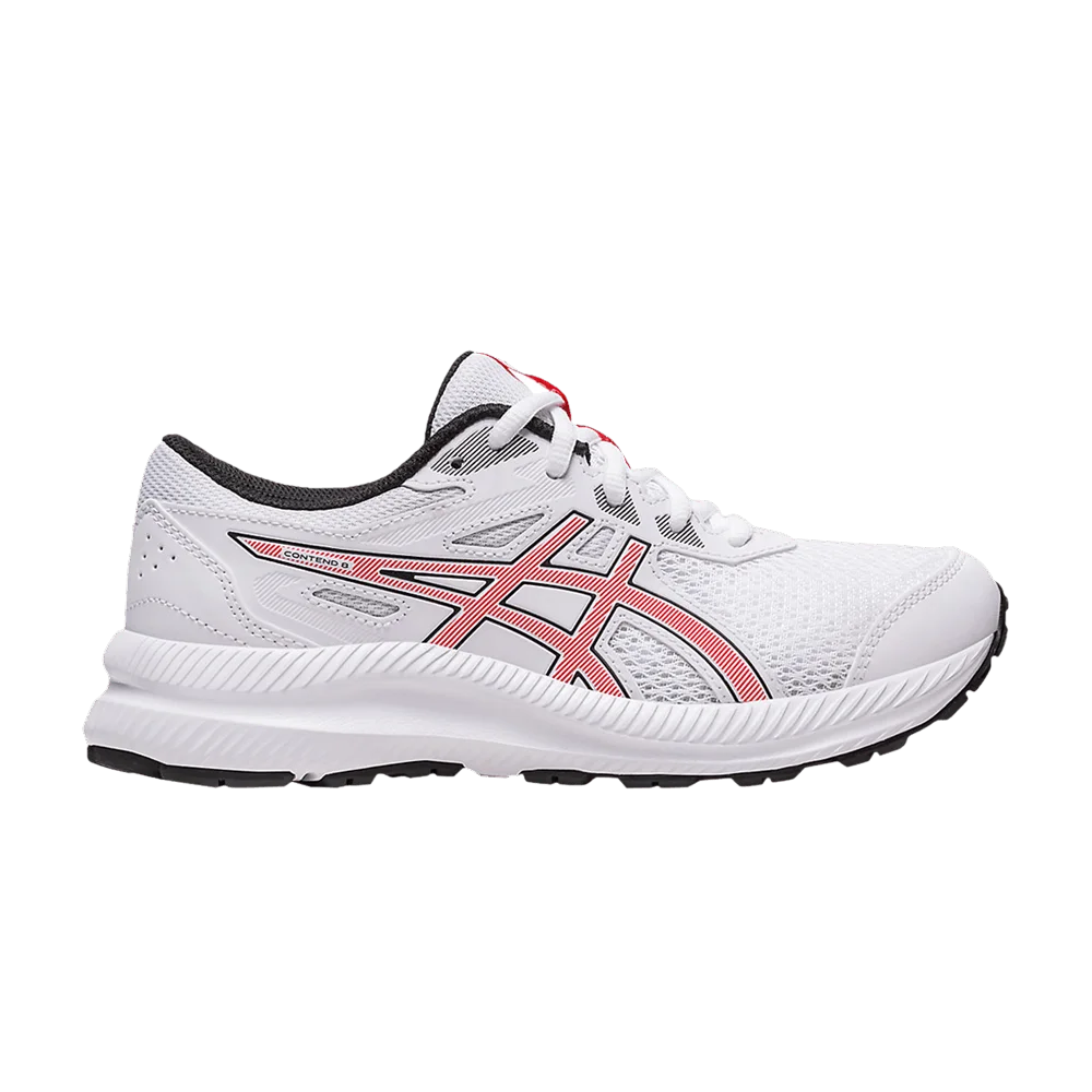 Кроссовки Asics Contend 8 GS 'White Electric Red'