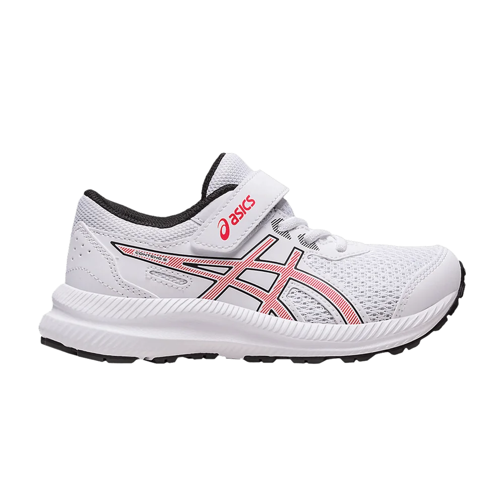 Кроссовки Asics Contend 8 PS 'White Electric Red'