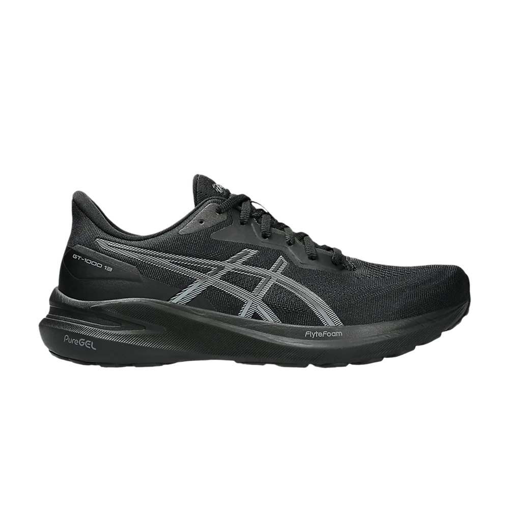 Кроссовки Asics GT 1000 13 4E Wide 'Black Steel Grey'
