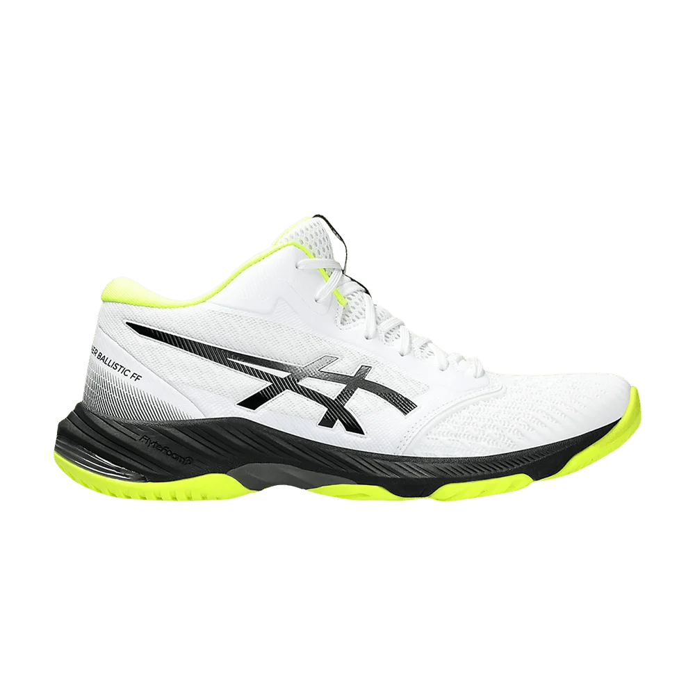 Кроссовки Asics Netburner Ballistic FF MT 3 'White Gunmetal Lime'