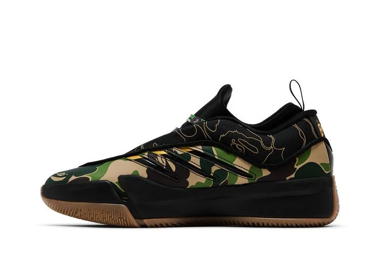Кроссовки BAPE x adidas Dame 9 'Black Green'