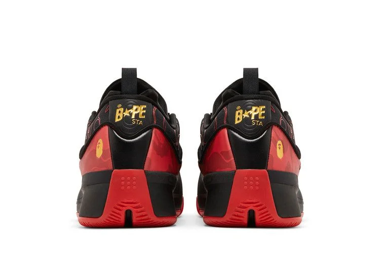 Кроссовки BAPE x adidas Dame 9 'Black Scarlet'
