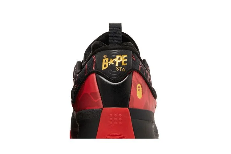 Кроссовки BAPE x adidas Dame 9 'Black Scarlet'