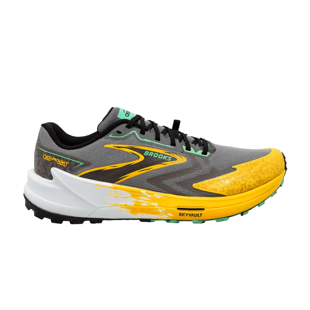 Кроссовки Brooks Catamount 3 'Lemon Chrome Sedona Sage'