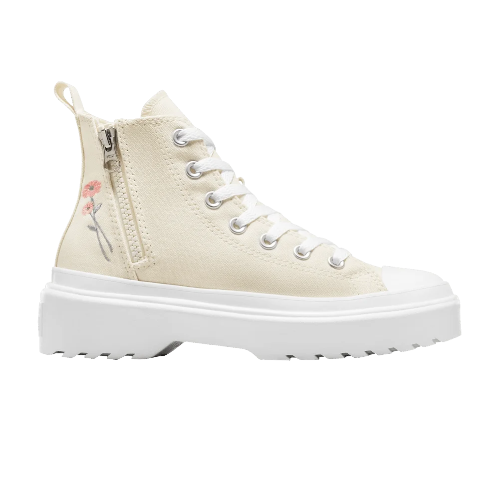 Кроссовки Converse Chuck Taylor All Star Lugged Lift Platform Easy On High GS 'Little Flowers'