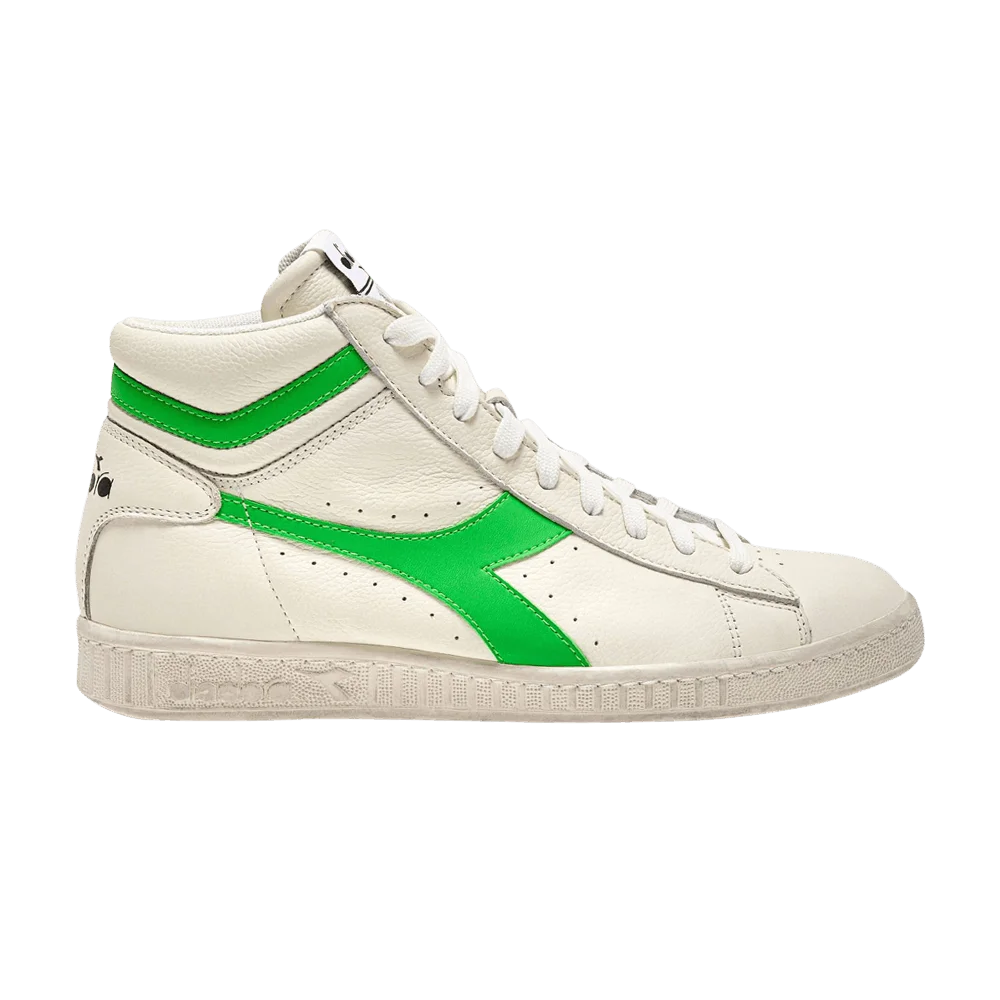 Кроссовки Diadora Game High Flou Waxed 'White Green'
