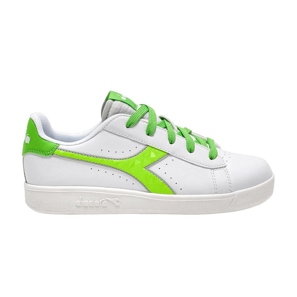 Кроссовки Diadora Game P Virtual Big Kid 'White Green Flash'