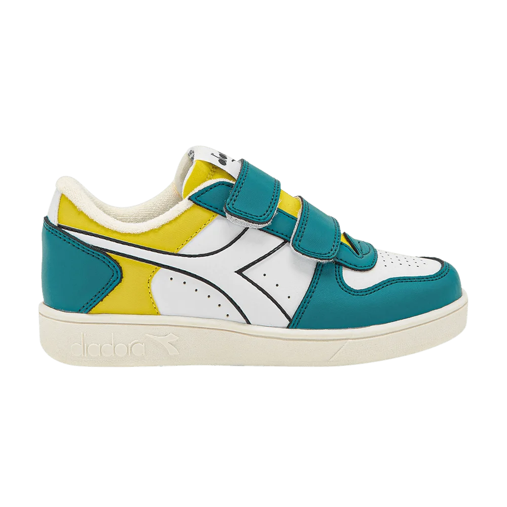 Кроссовки Diadora Magic Basket Low Little Kid 'Deep Lake Passion Fruit'