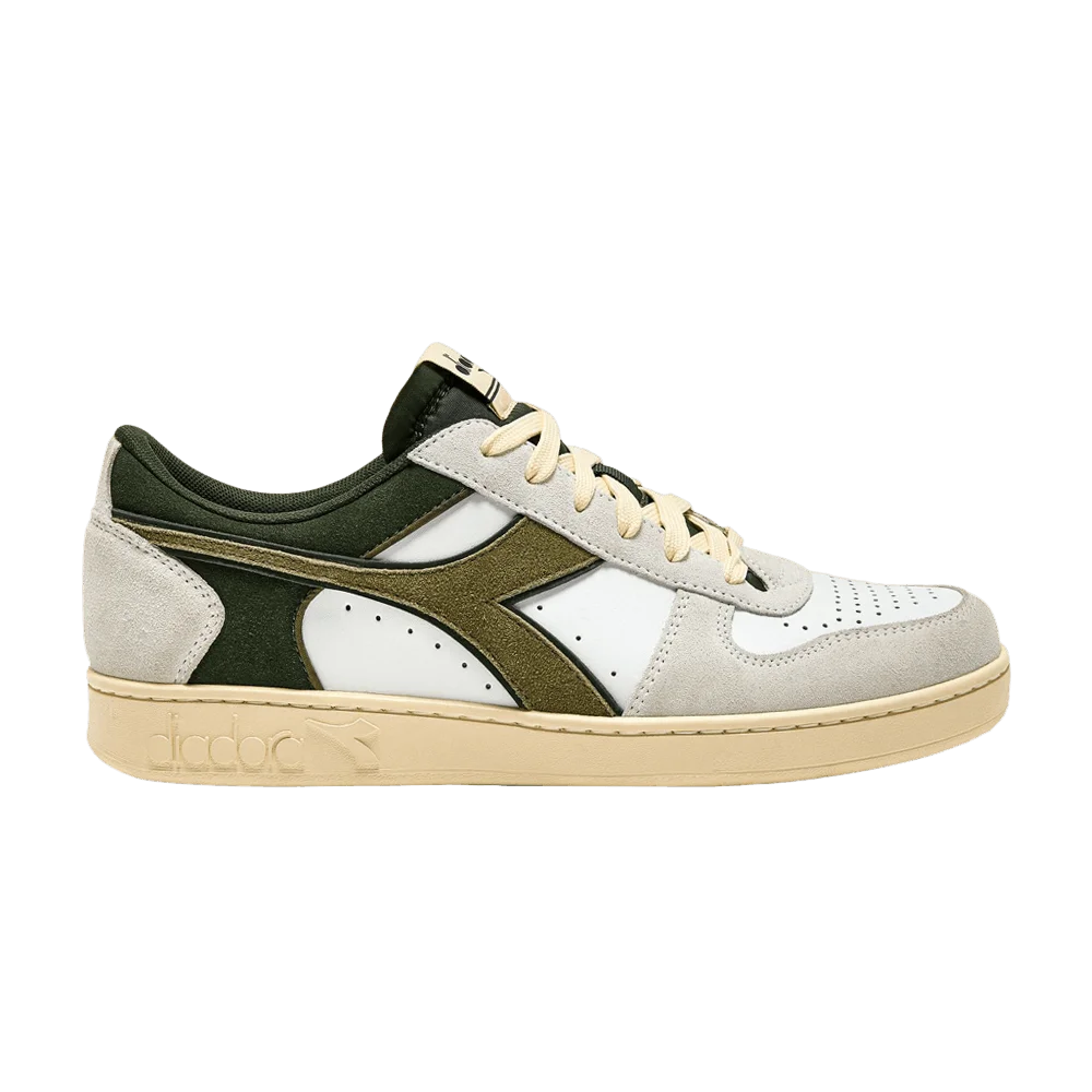 Кроссовки Diadora Magic Basket Low 'White Kombu Green'