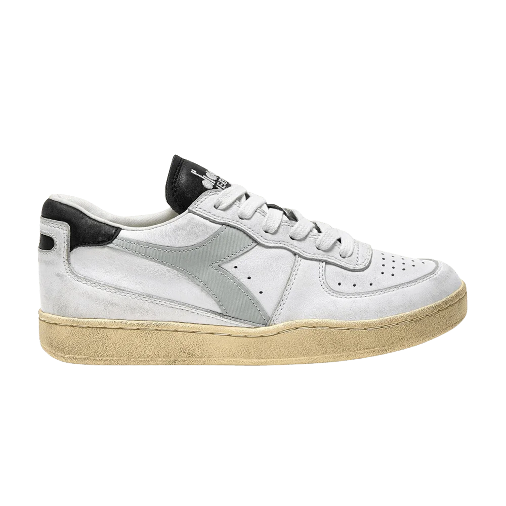 Кроссовки Diadora Mi Basket Low Used 'White Glacier Grey'