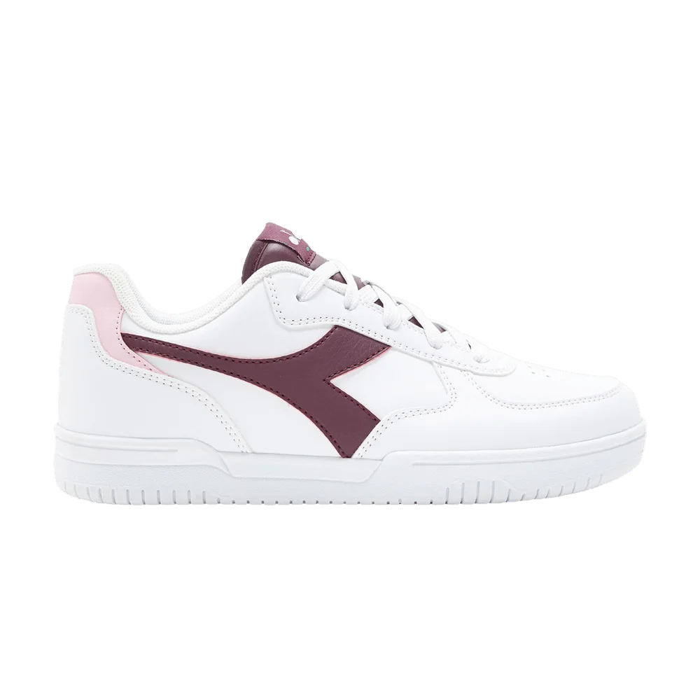 Кроссовки Diadora Raptor Low Big Kid 'White Grape Wine'