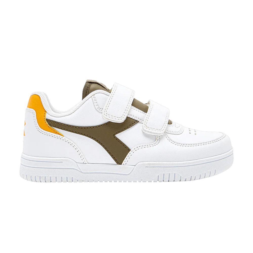 Кроссовки Diadora Raptor Low Little Kid 'White Dark Olive'