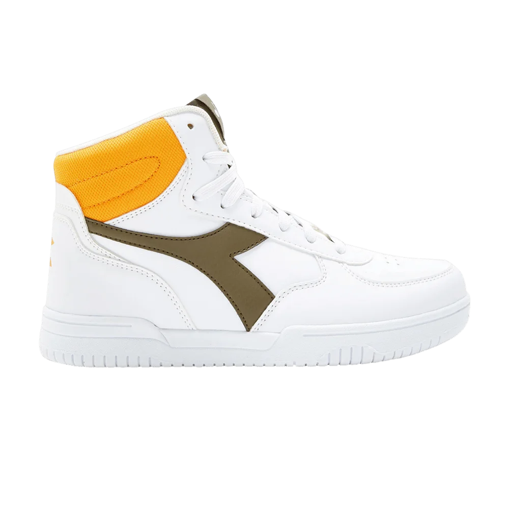 Кроссовки Diadora Raptor Mid Big Kid 'White Dark Olive'