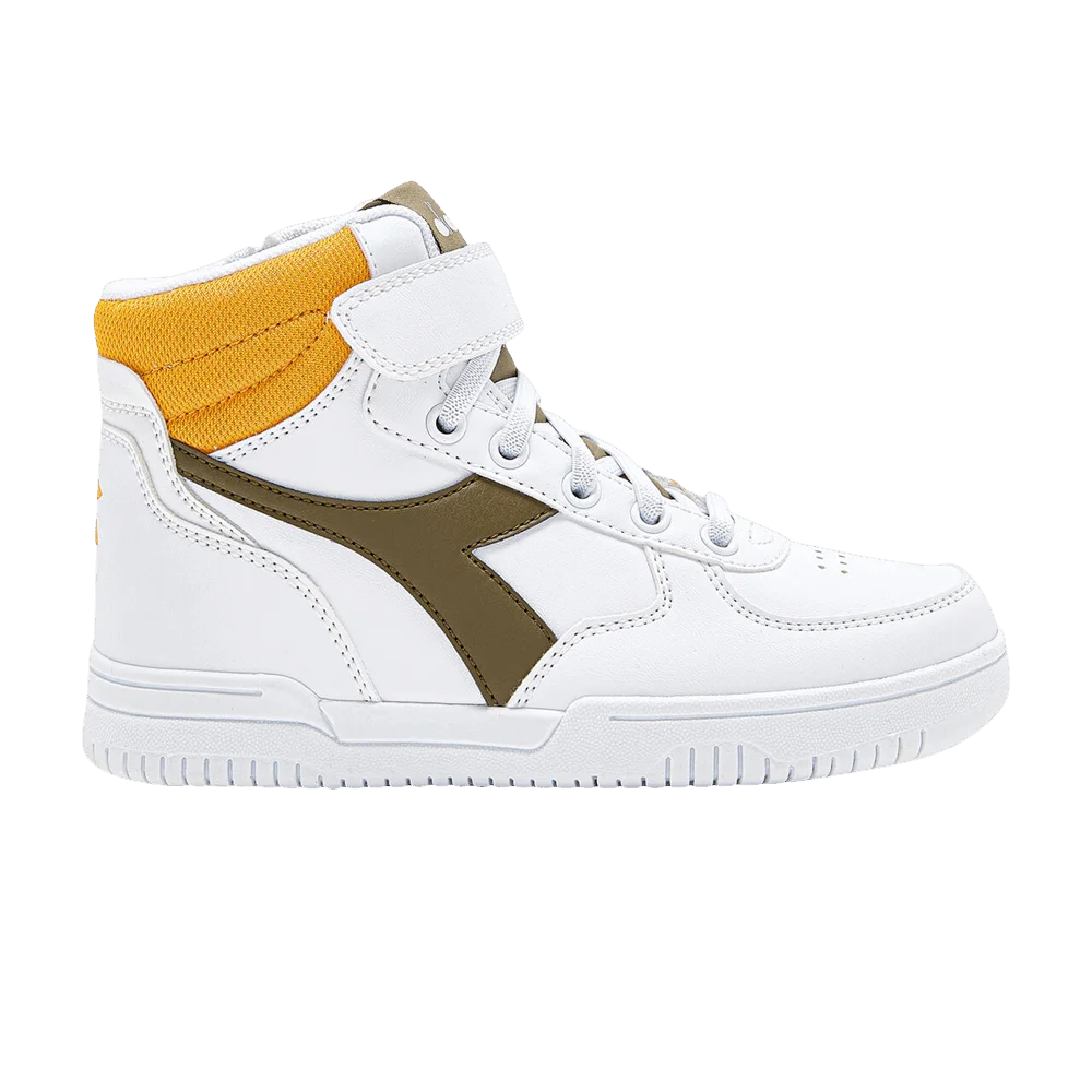 Кроссовки Diadora Raptor Mid Little Kid 'White Dark Olive'