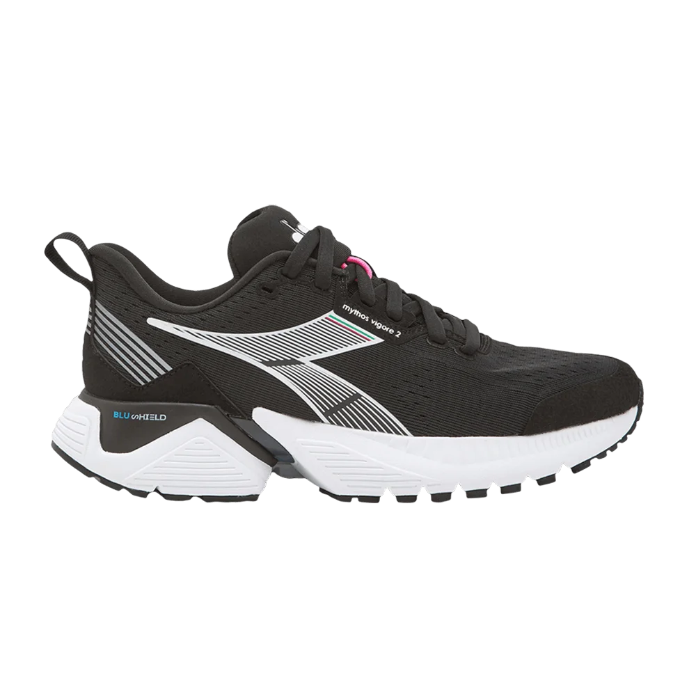 Кроссовки Diadora Wmns Mythos Blushield Vigore 2 'Black Pink Fluorescent'