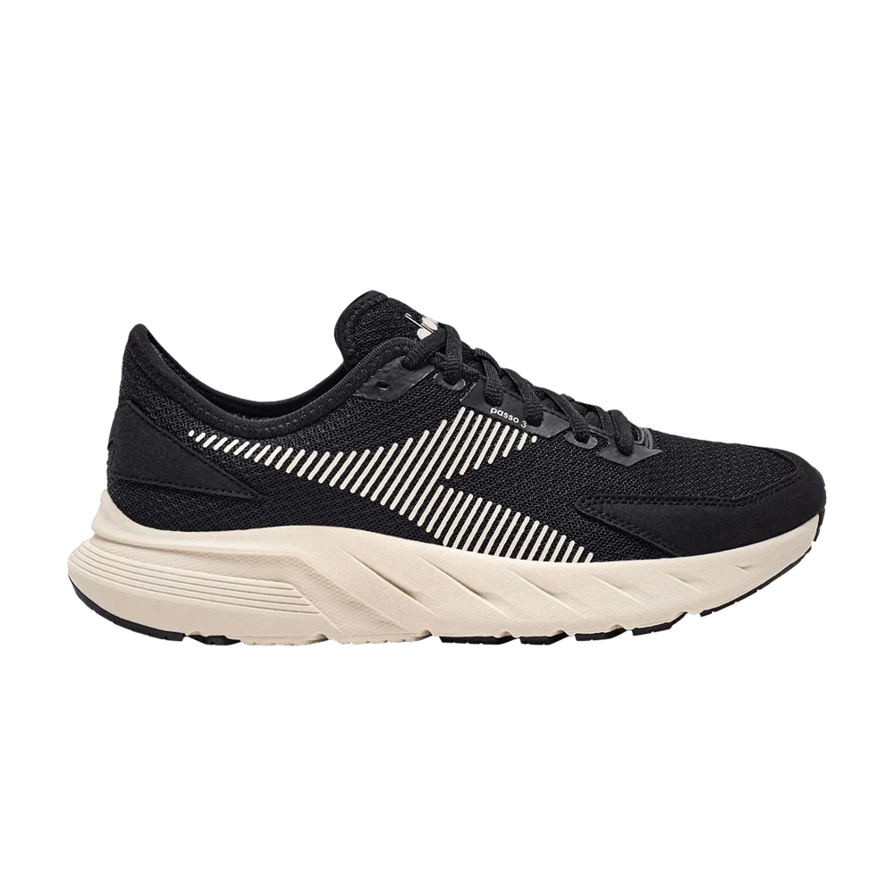 Кроссовки Diadora Wmns Passo 3 'Black Whisper White'