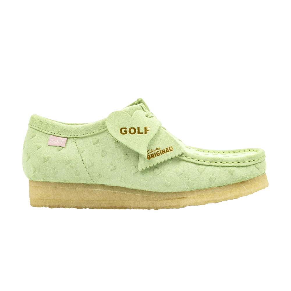 Кроссовки Golf Wang x Clarks Wallabee 'Light Green'