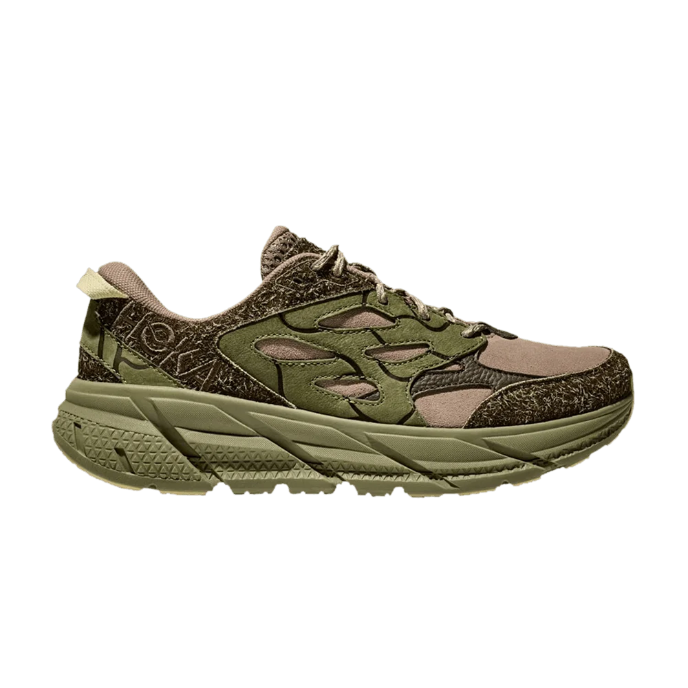 Кроссовки HOKA Clifton L Suede 'Elite Terrain System - Dune Fennel'
