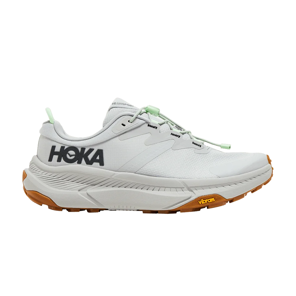 Кроссовки HOKA Transport 'Harbor Mist Lime Glow'