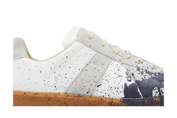 Кроссовки Maison Margiela Replica Low 'Paint Splatter - White Pewter'