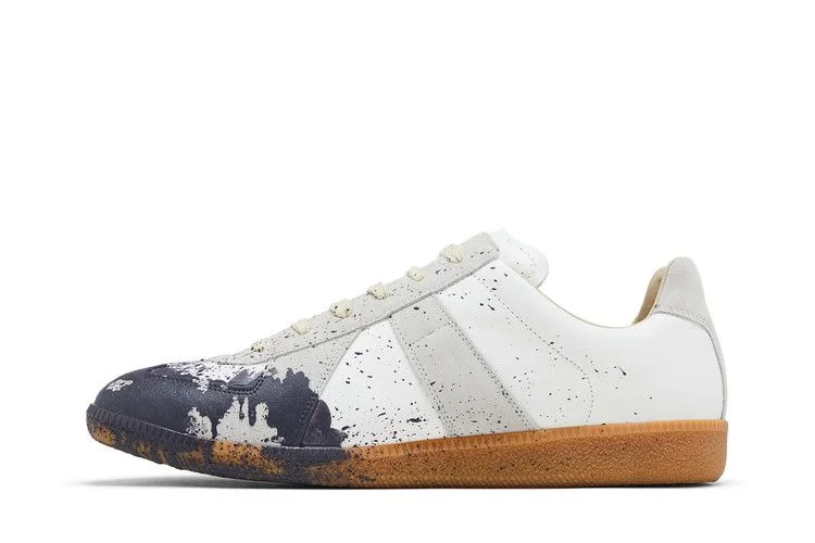 Кроссовки Maison Margiela Replica Low 'Paint Splatter - White Pewter'
