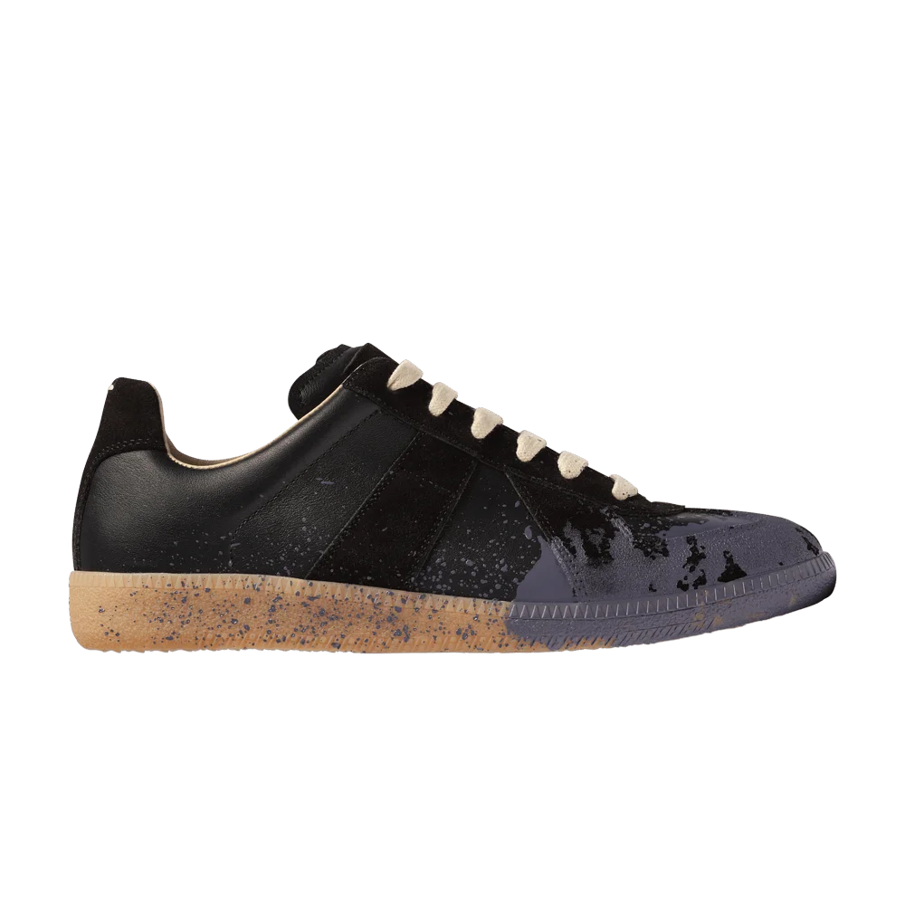 Кроссовки Maison Margiela Wmns Replica Low 'Paint Splatter - Black Pewter'
