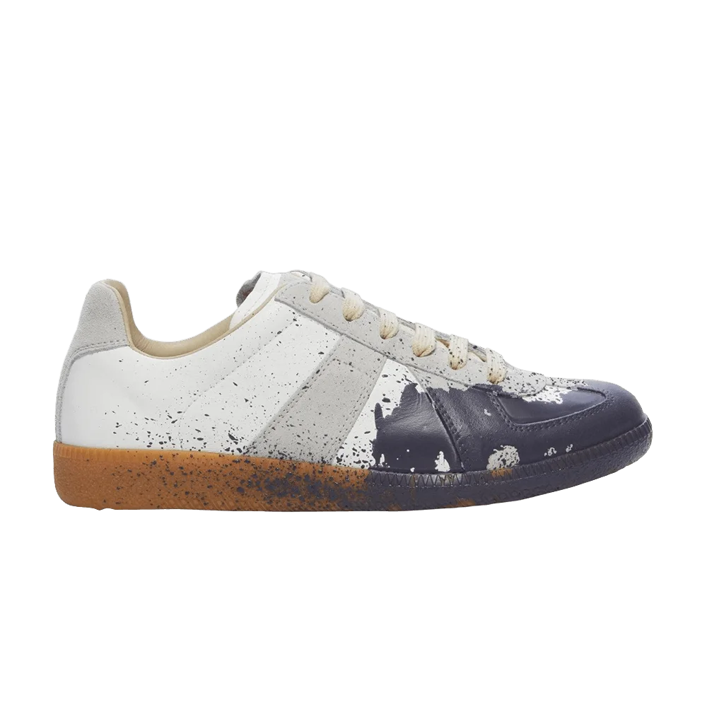 Кроссовки Maison Margiela Wmns Replica Low 'Paint Splatter - White Pewter'