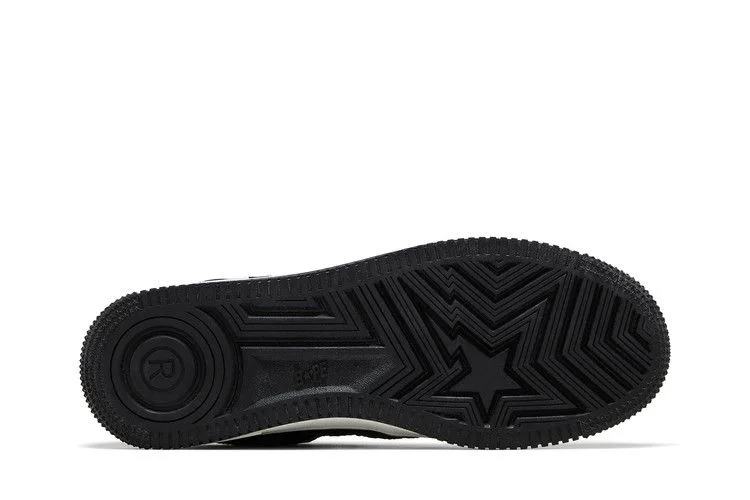 Кроссовки Neighborhood x Bapesta 'Black Crocodile & Ostrich'