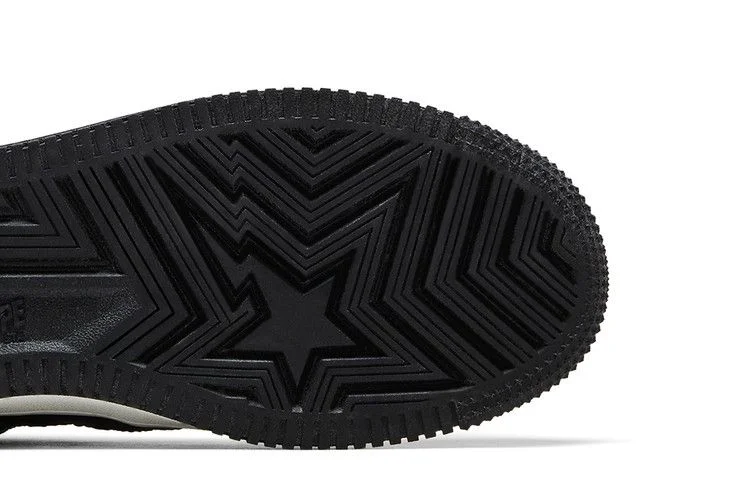 Кроссовки Neighborhood x Bapesta 'Black Crocodile & Ostrich'