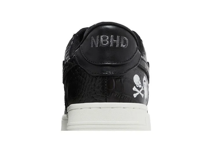 Кроссовки Neighborhood x Bapesta 'Black Crocodile & Ostrich'
