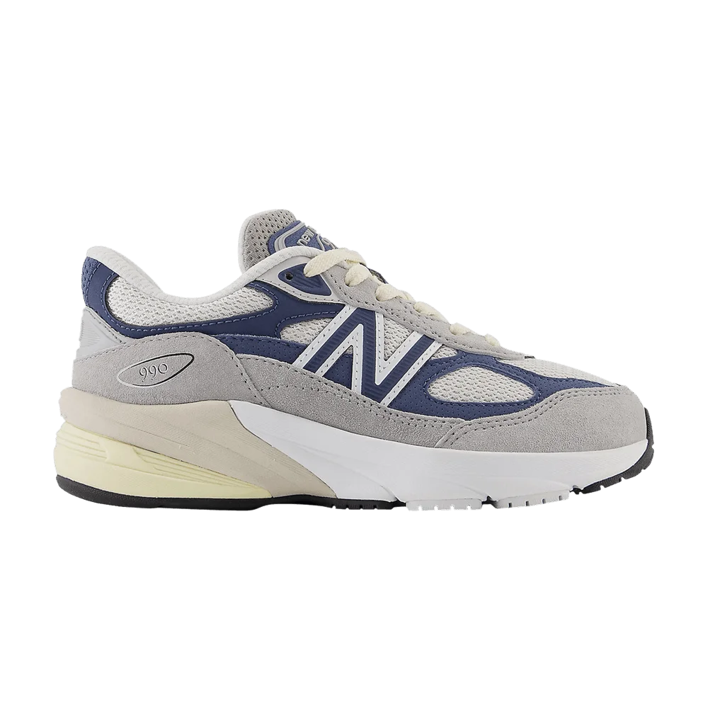 Кроссовки New Balance 990v6 Little Kid X-Wide 'Grey Day 2023'