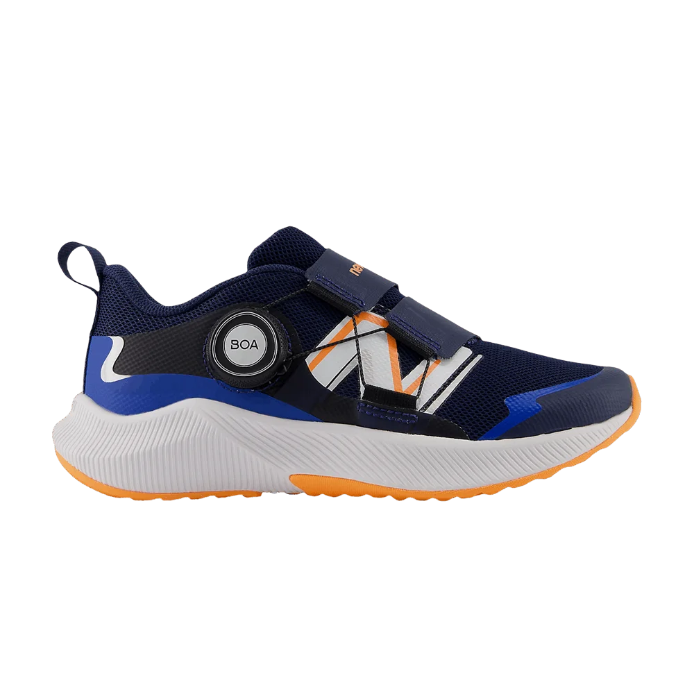 Кроссовки New Balance Dynasoft Reveal v4 BOA Little Kid 'Navy Hot Mango'