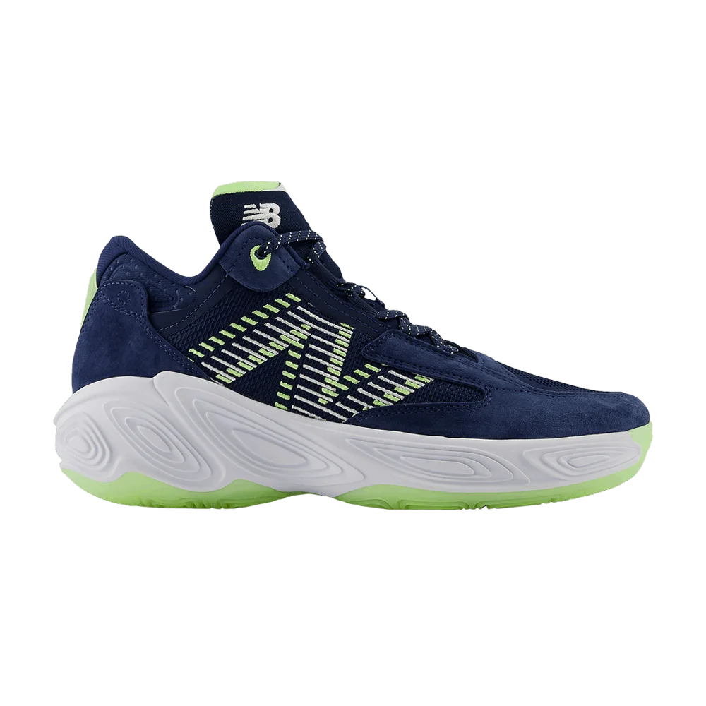 Кроссовки New Balance Fresh Foam BB v2 'Navy Bleached Lime Glow'
