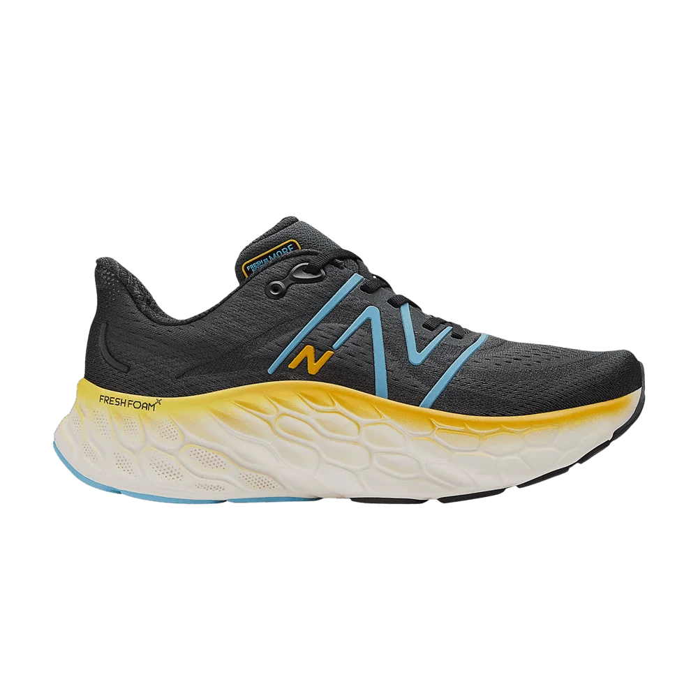 Кроссовки New Balance Fresh Foam X More v4 4E Wide 'Black Coastal Blue'