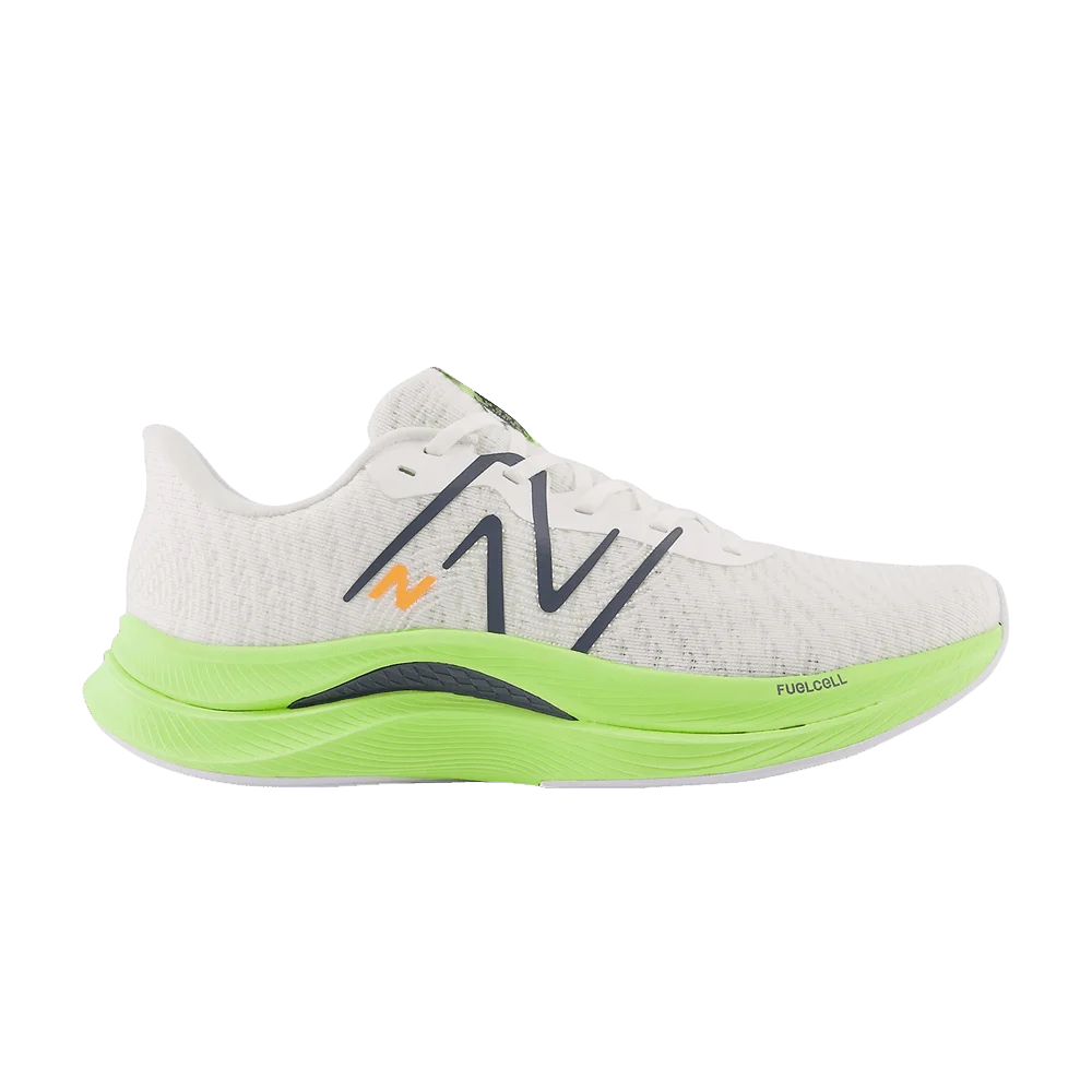 Кроссовки New Balance FuelCell Propel v4 2E Wide 'White Bleached Lime Glow'