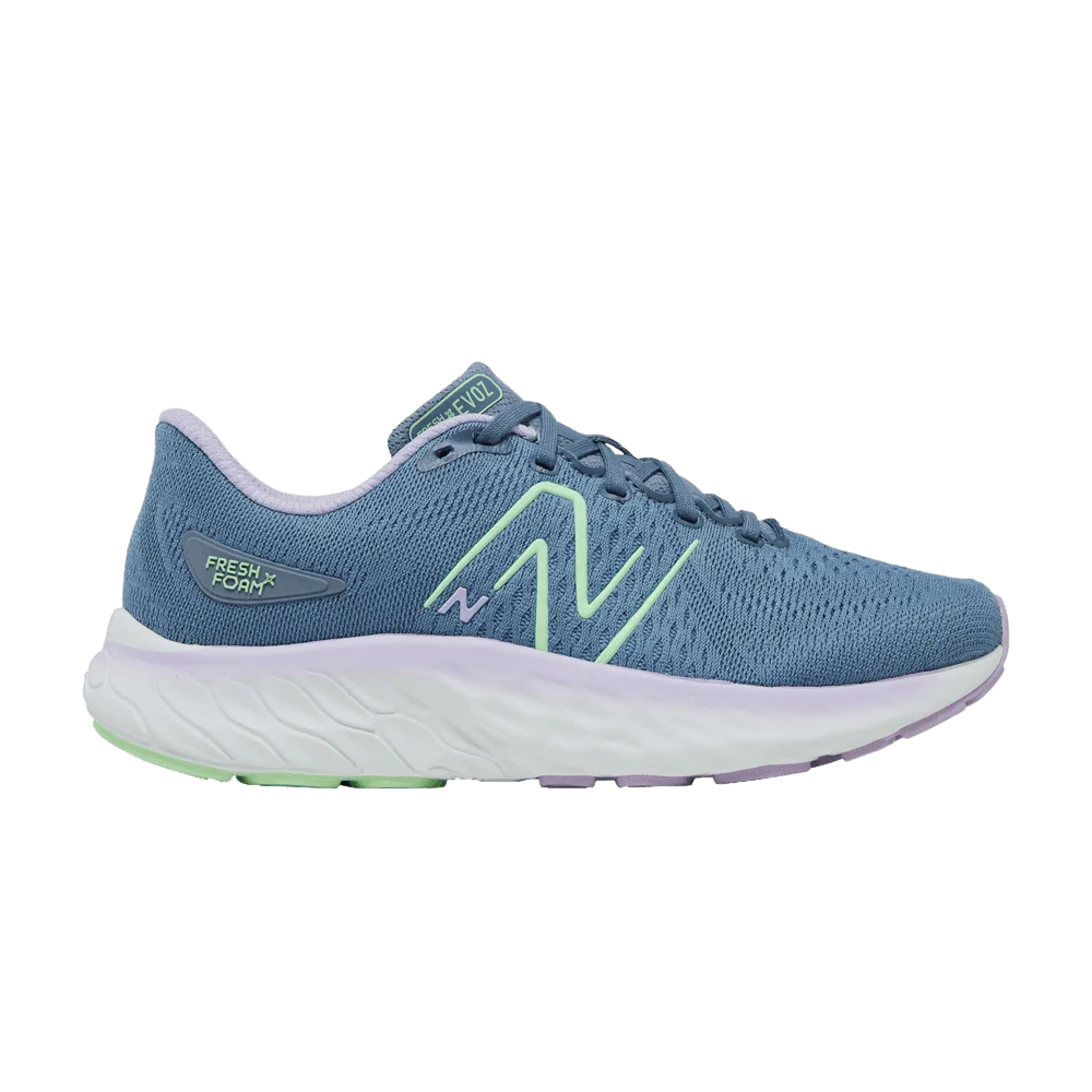 Кроссовки New Balance Wmns Fresh Foam X EVOZ v3 Wide 'Arctic Grey Cyber Lilac'