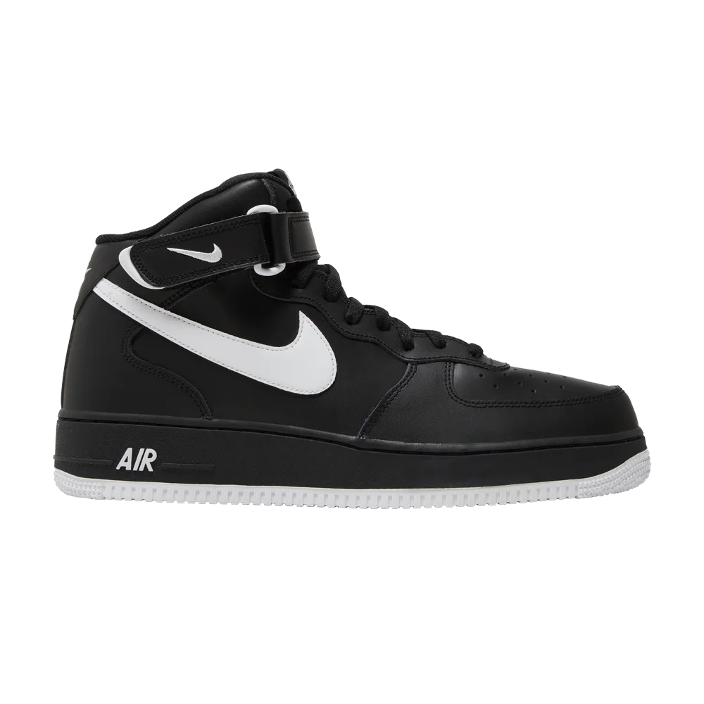 Кроссовки Nike Air Force 1 Mid '07 'Black White'