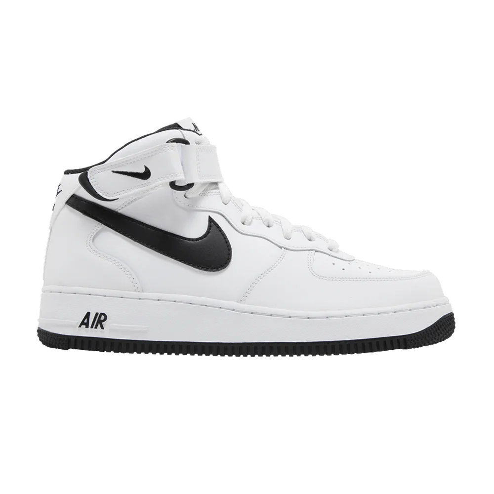 Кроссовки Nike Air Force 1 Mid '07 'White Black'
