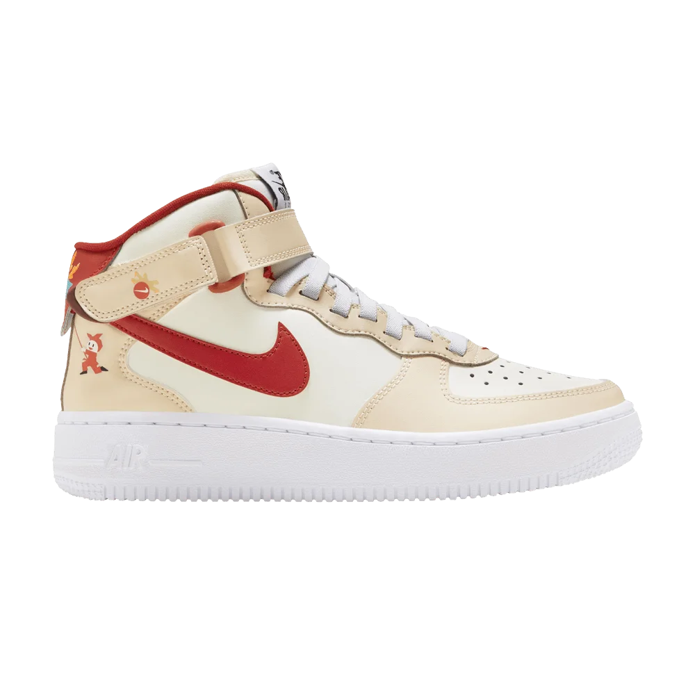 Кроссовки Nike Air Force 1 Mid EasyOn GS 'Year of the Dragon'
