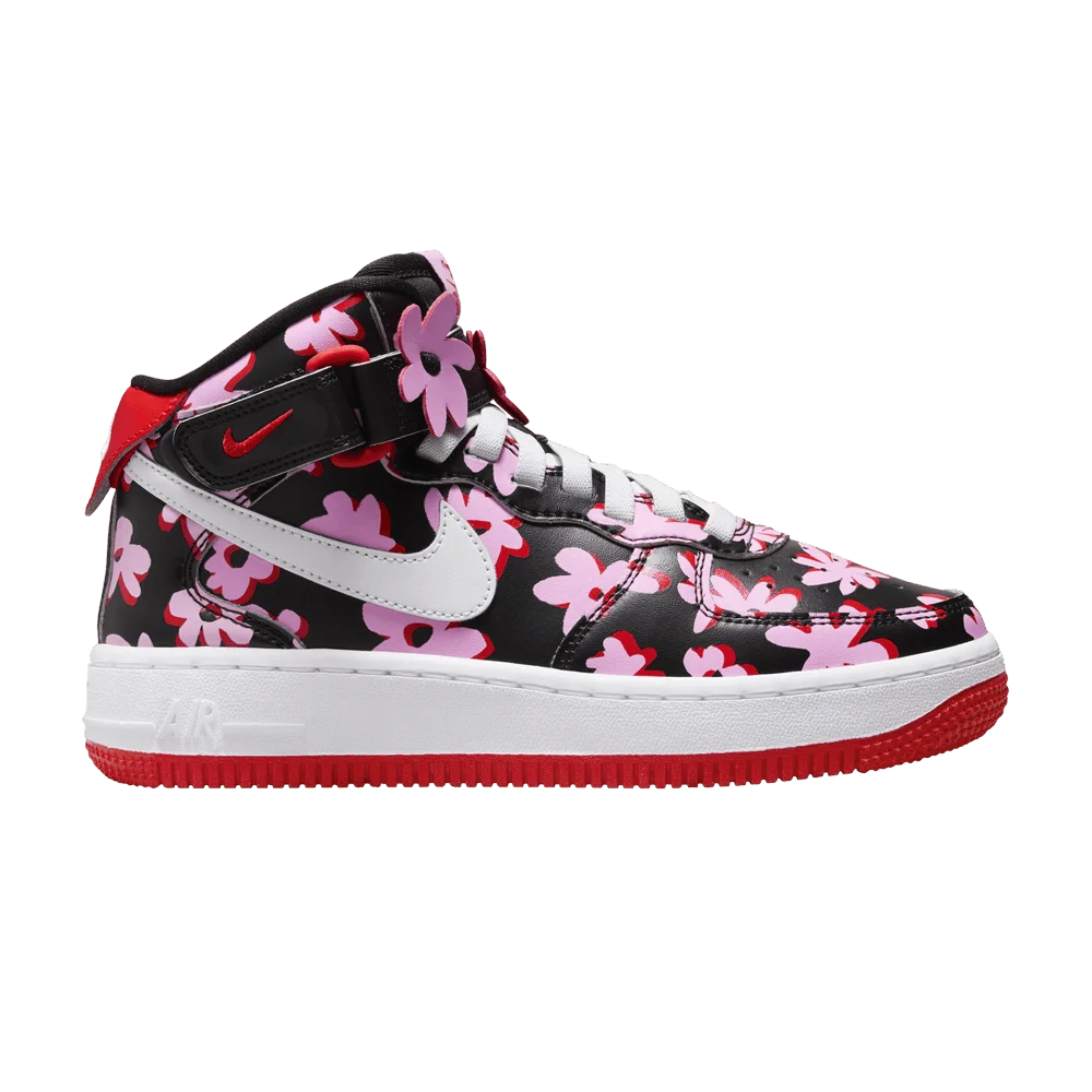 Кроссовки Nike Air Force 1 Mid EasyOn SE GS 'Flower Power'